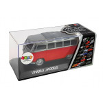 Autobus na naťahovanie so svetlom a zvukom - červený